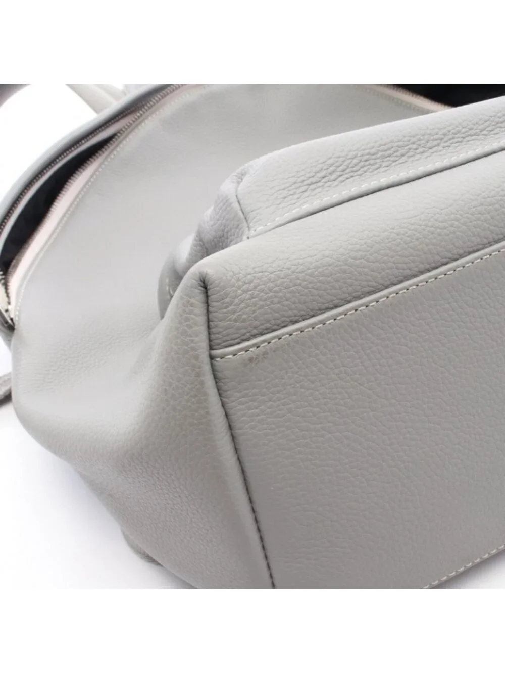 Dior Backpack Rider Gray White Leather